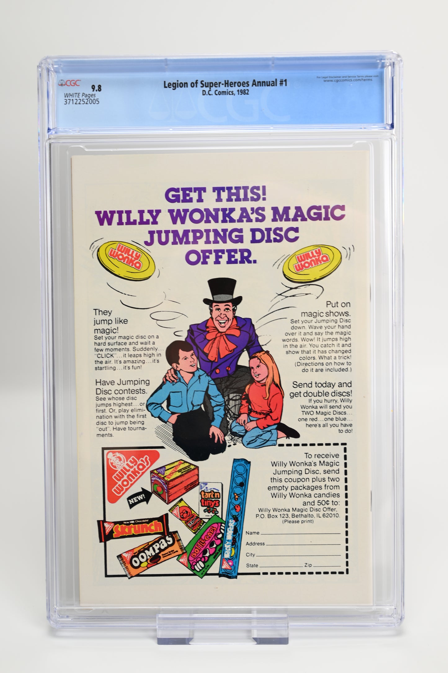 Legion of Legion of Super-Heroes Annual #1 CGC 9.8