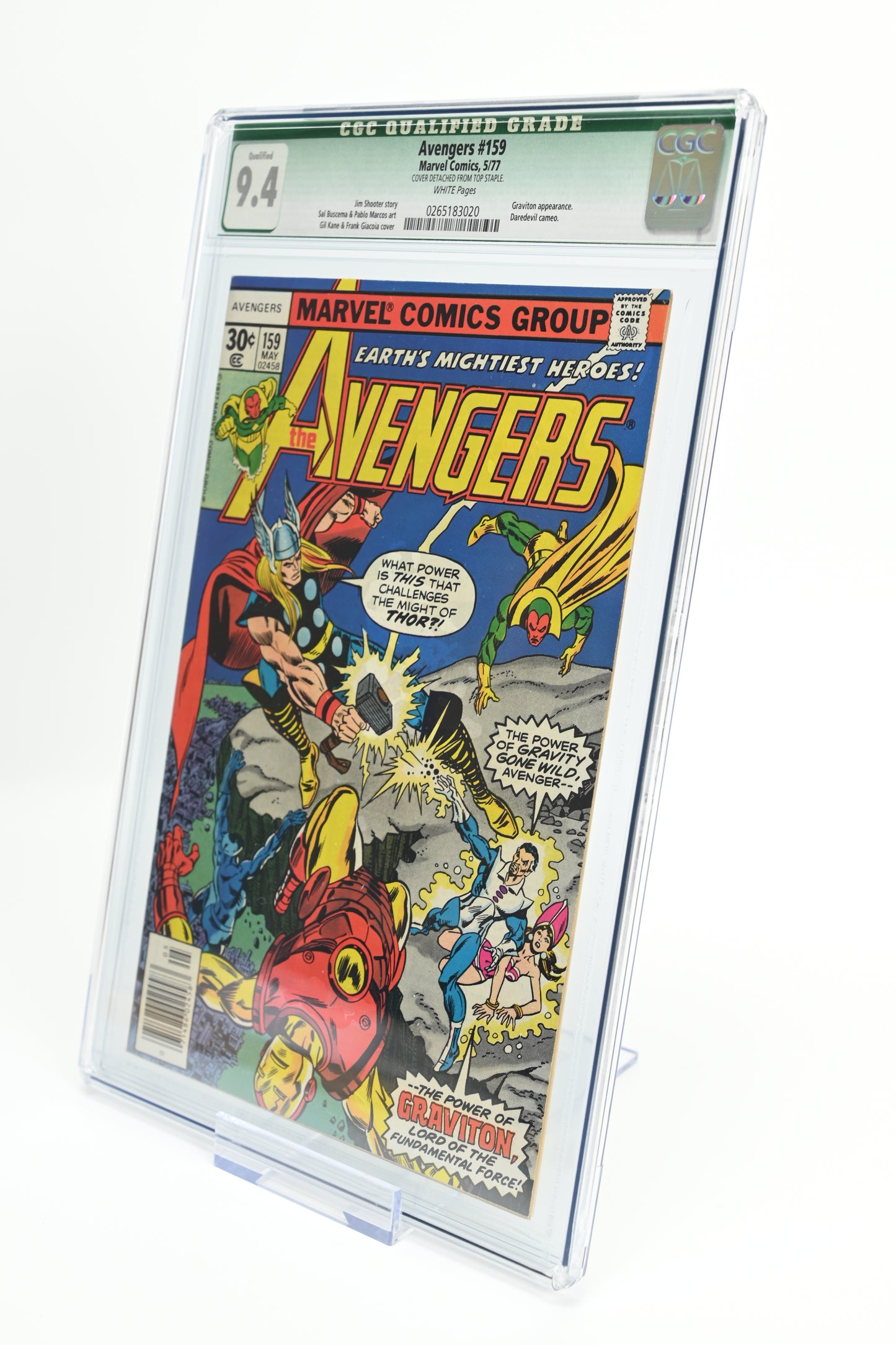 Avengers #159 CGC 9.4/Qualified