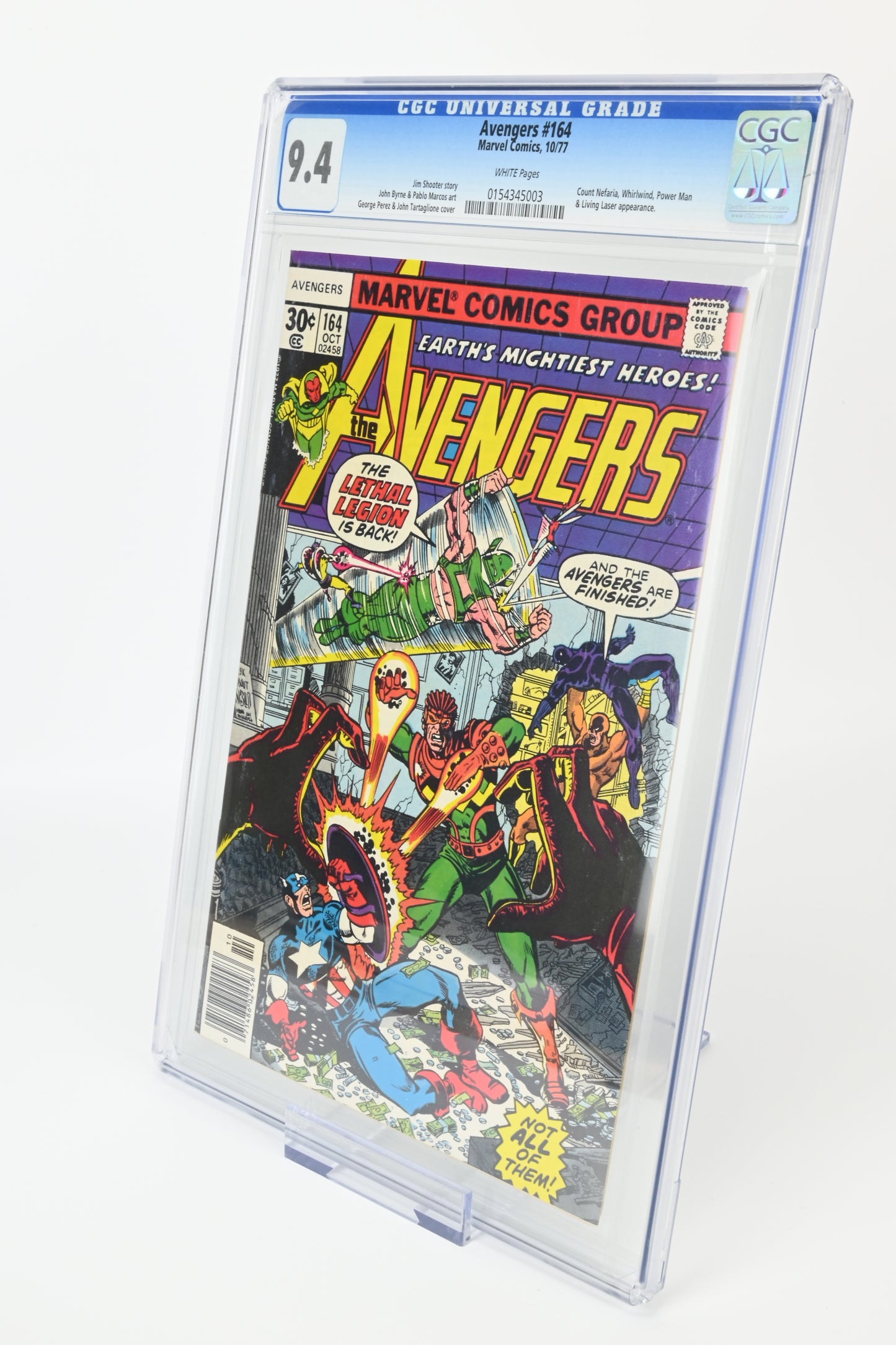 Avengers #164 CGC 9.4 - 1977