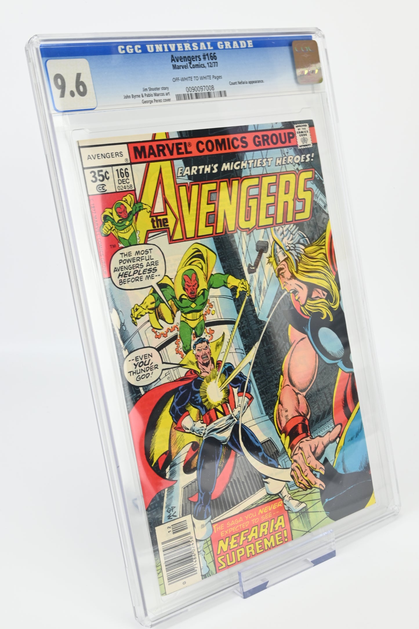 Avengers #166 CGC 9.6 - 1977