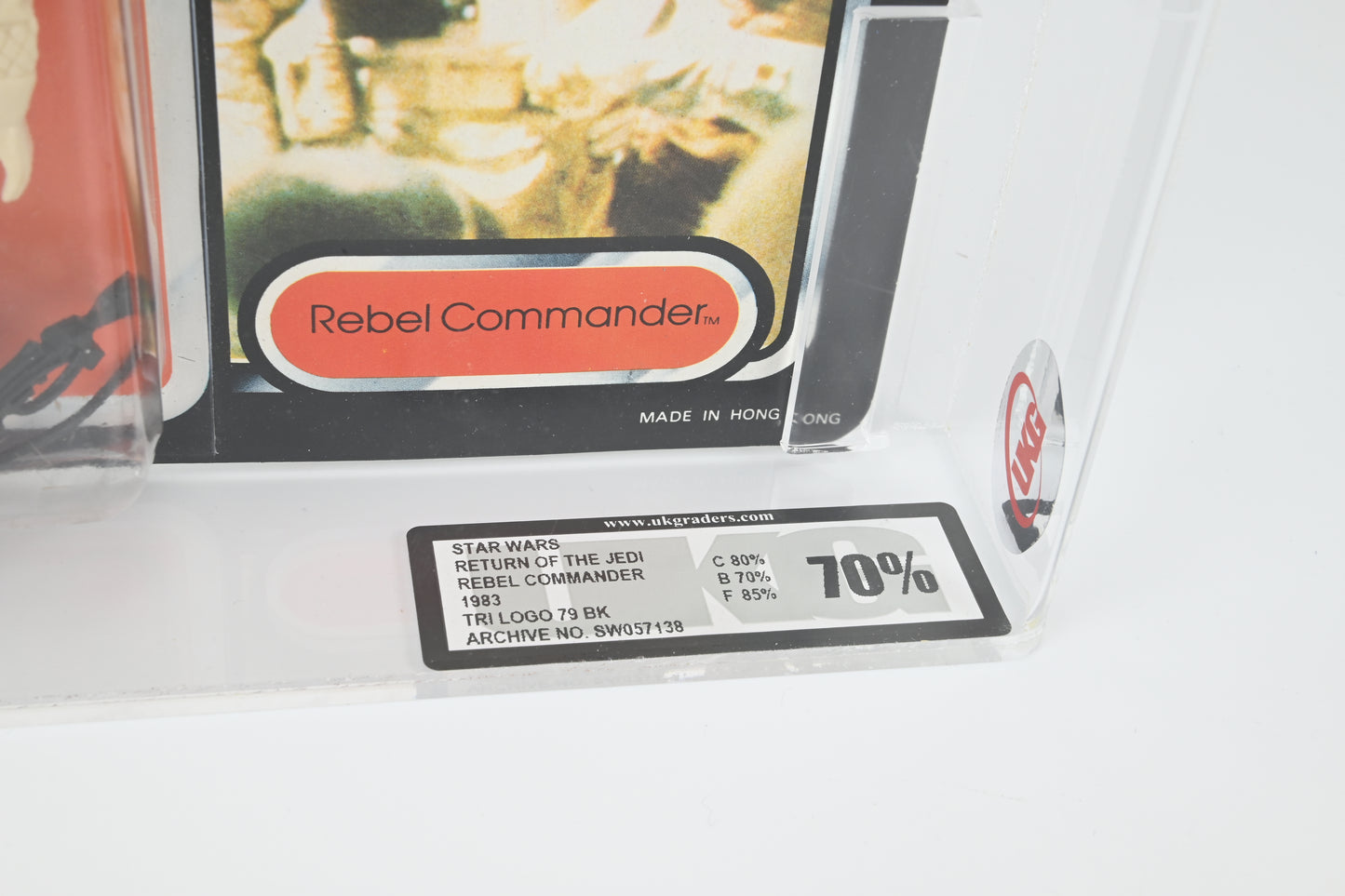 Palitoy Star Wars Return of the Jedi Tri-Logo Rebel Commander UKG70%