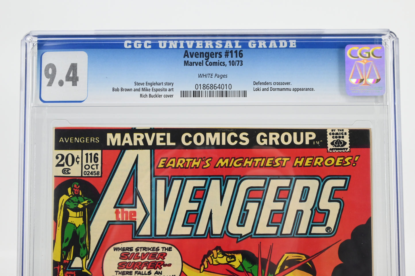Avenger #116 - CGC 9.4 / 1973