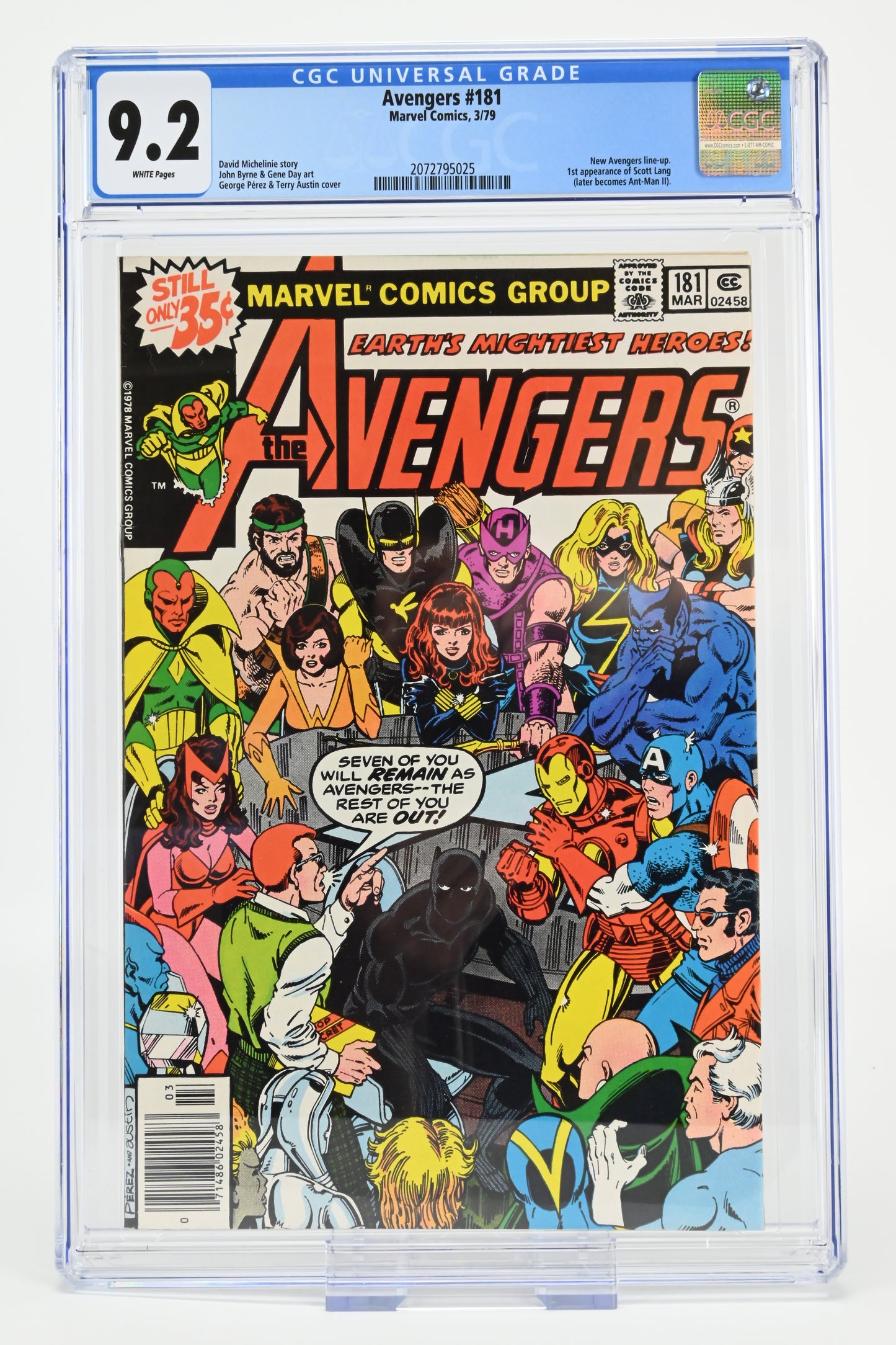 Avengers #181 CGC 9.2 / 1979