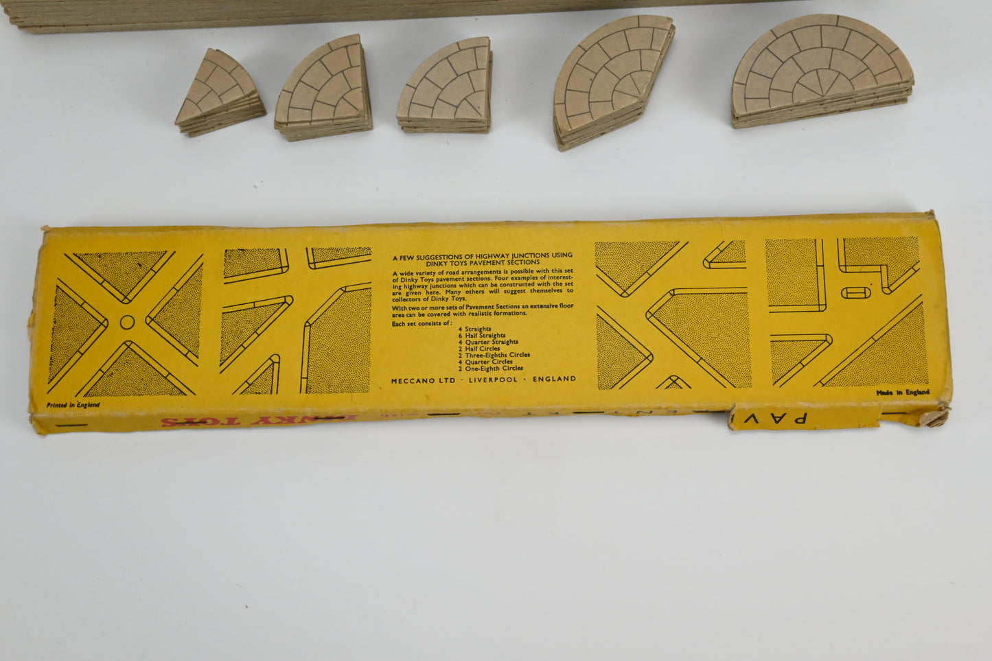 Dinky Pavement Set No.754 * 5 packs with boxes