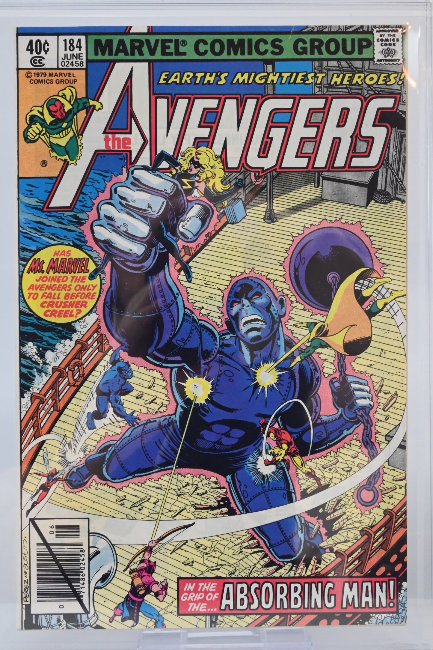 The Avengers #184 CGC 9.4 / 1979 - Marvel comics