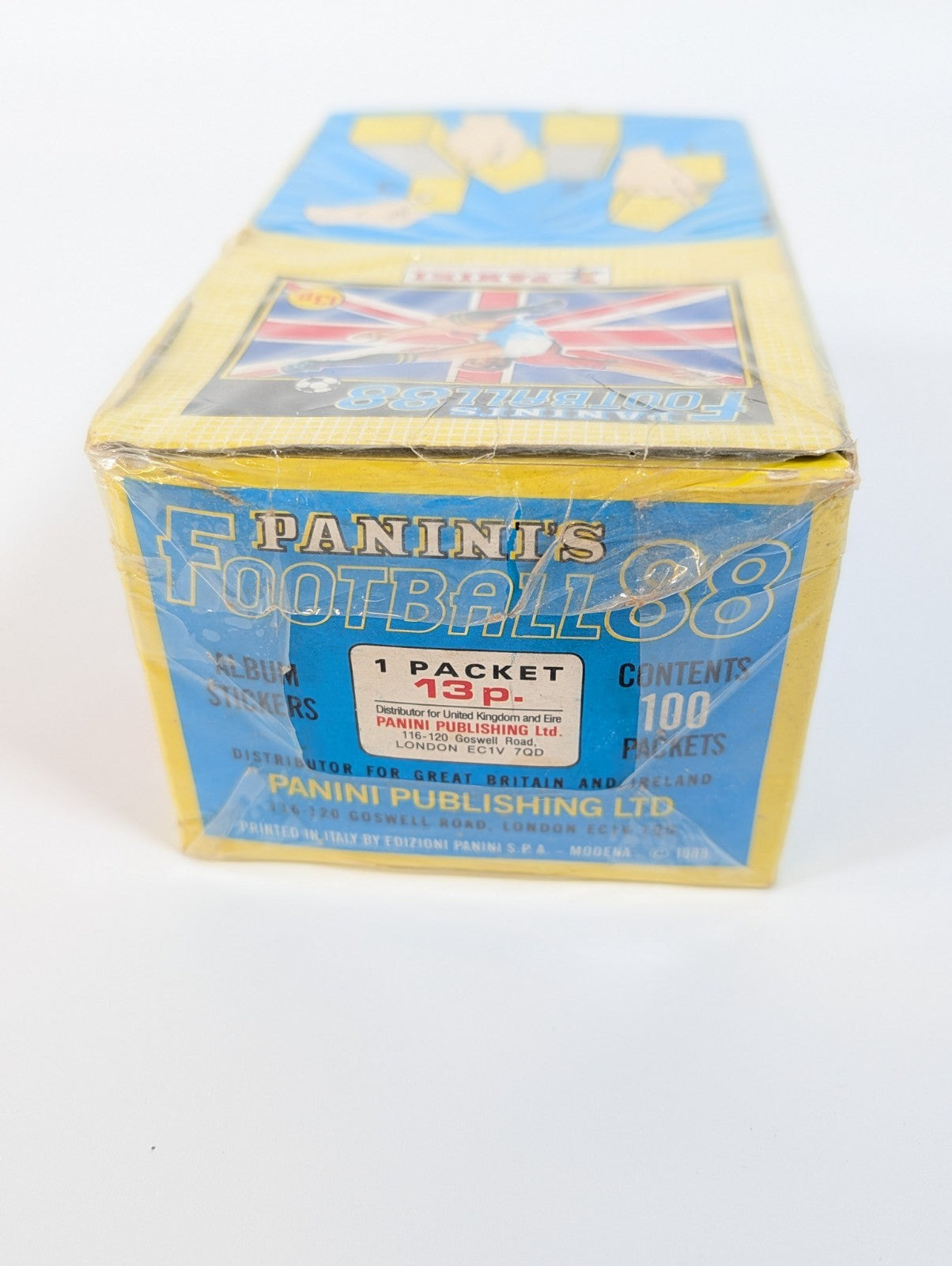 Panini Football 88 Album Stickers - Sealed Box of 100packs