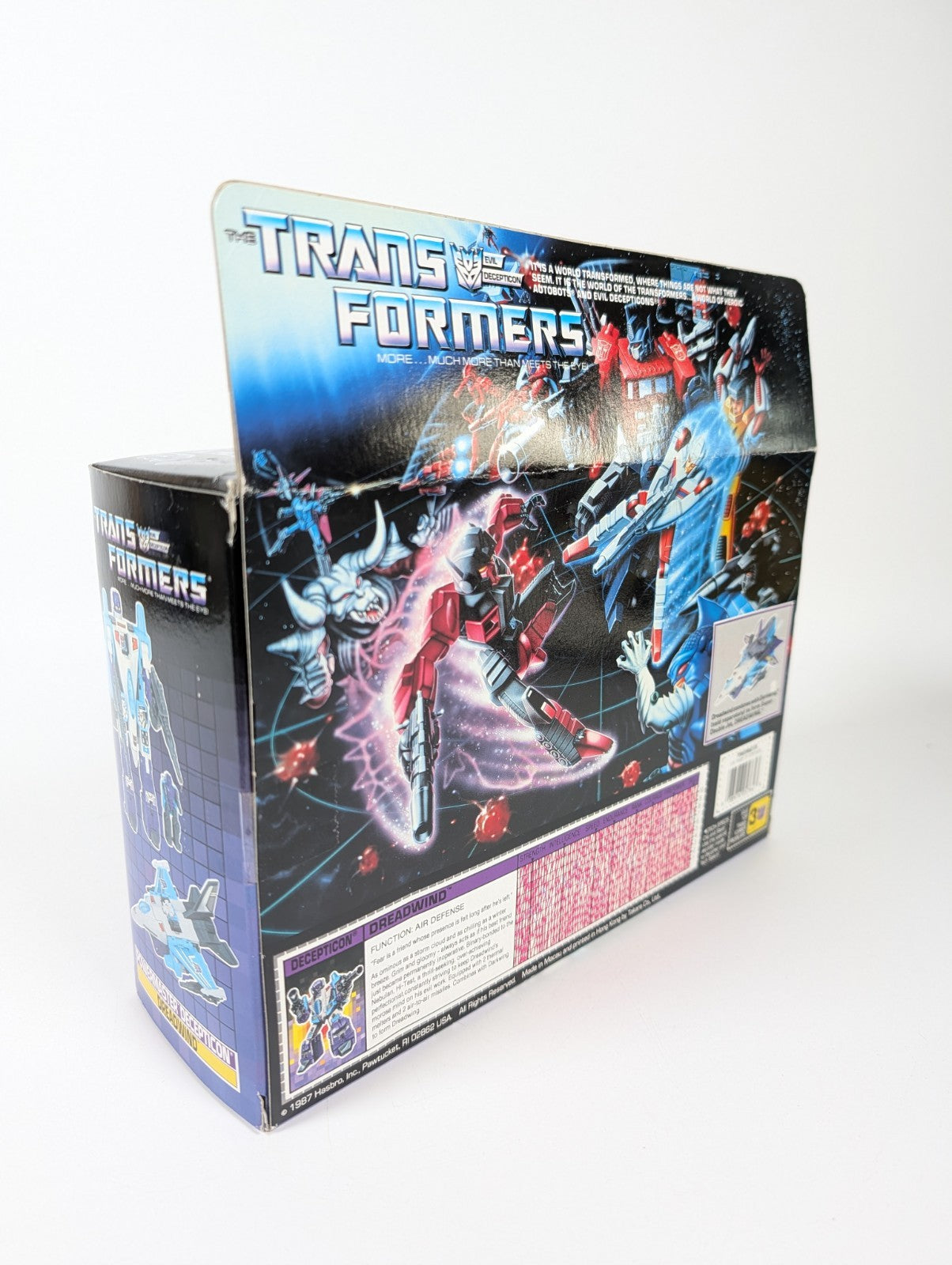 Hasbro 1987 Transformers Powermaster Dreadwind with Hi-Test - Sealed Inside