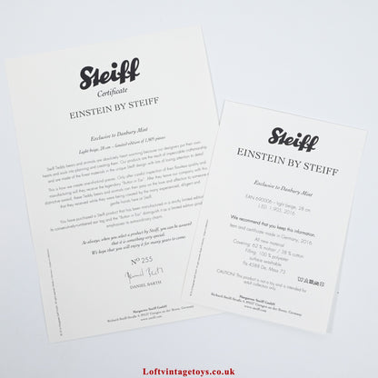 Steiff Einstein Teddy Bear - 690006, LE of 1905, Retired