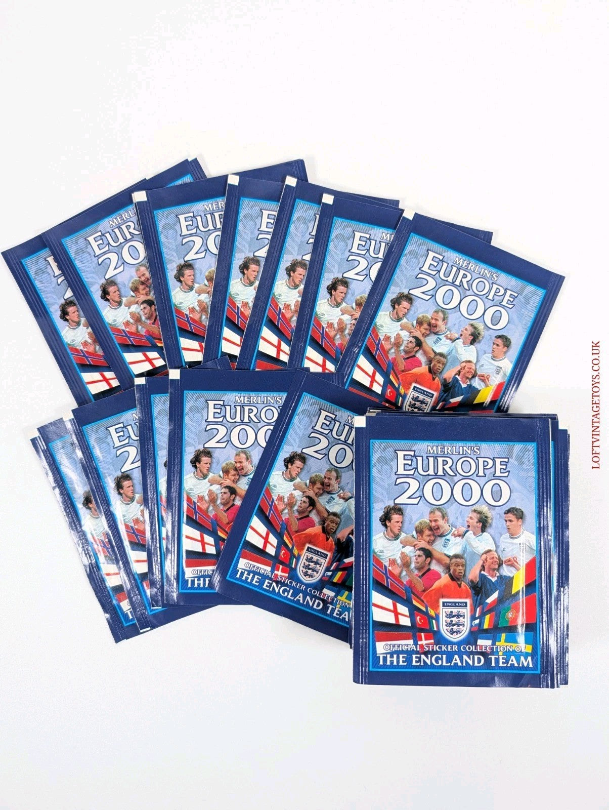 Merlin's Europe 2000 Sealed Sticker Packs * 50 packs