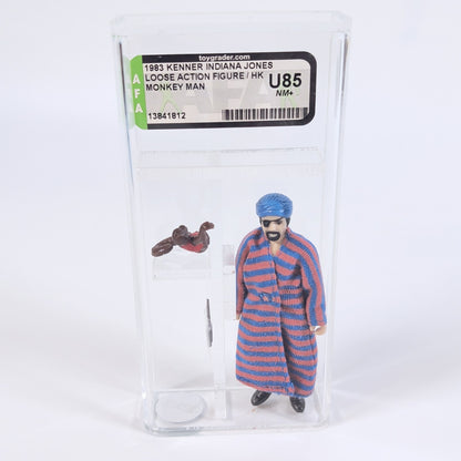 Vintage Kenner Indiana Jones Monkey Man 3 3/4" figure AFA U85