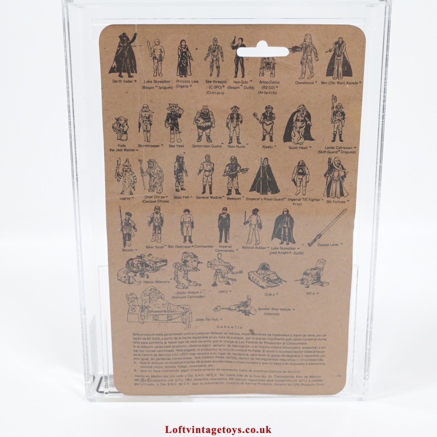 Lili Ledy Vintage Star Wars ROTJ Luke Skywalker Jedi Knight AFA 80