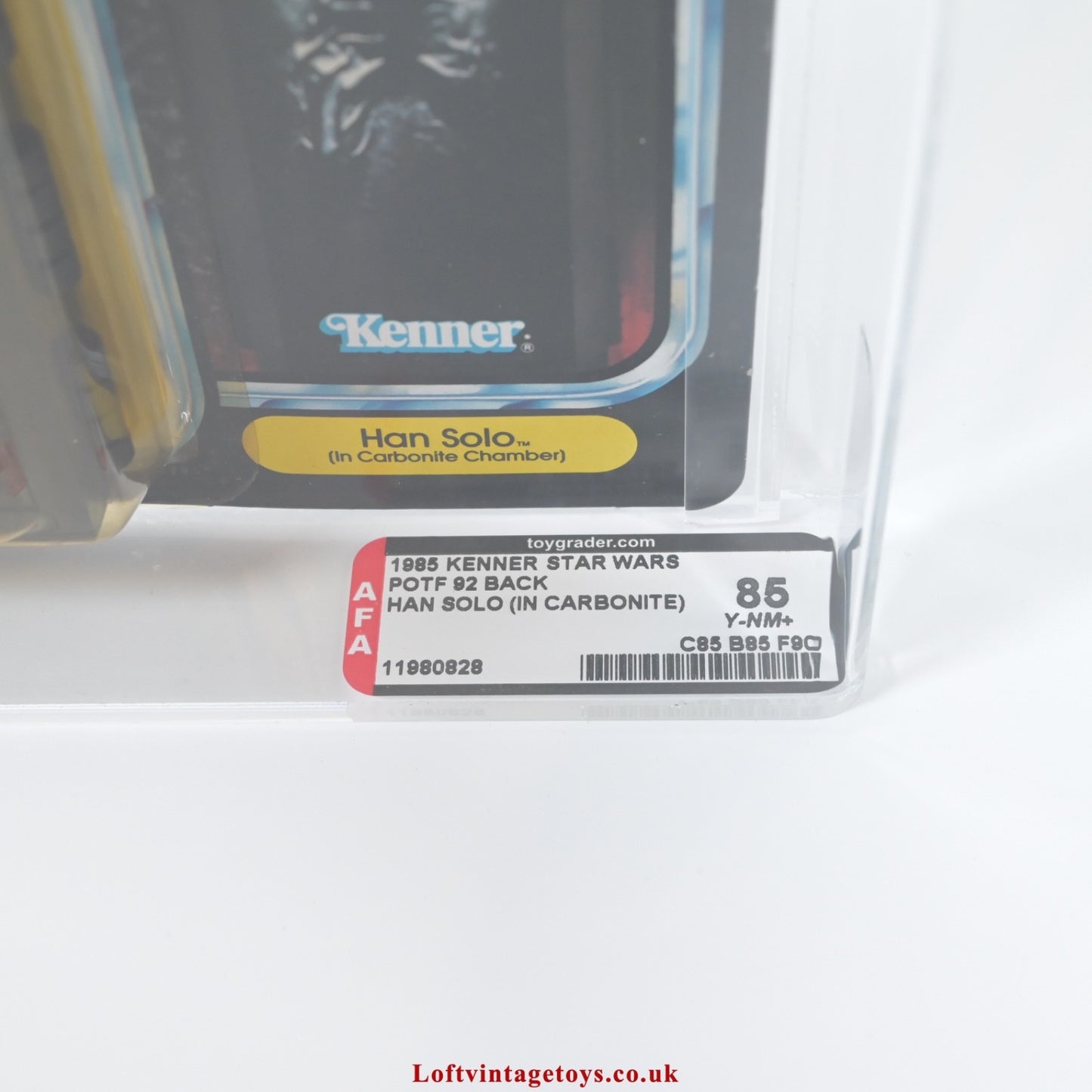 Kenner Vintage Star Wars POTF Han Solo Carbonite AFA 85