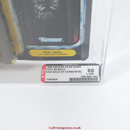 Kenner Vintage Star Wars POTF Han Solo Carbonite AFA 85