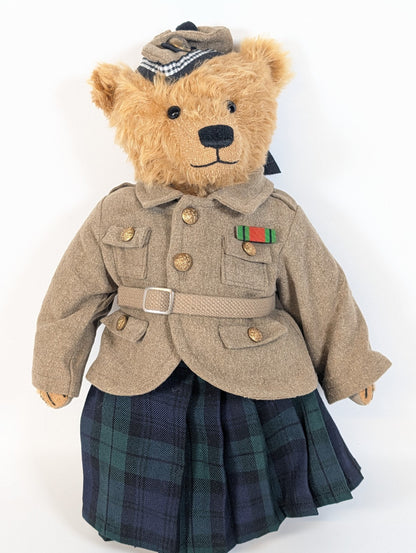 Mister Private Scottie Bear,  by Jennie Sharman Cox, Ltd Edition