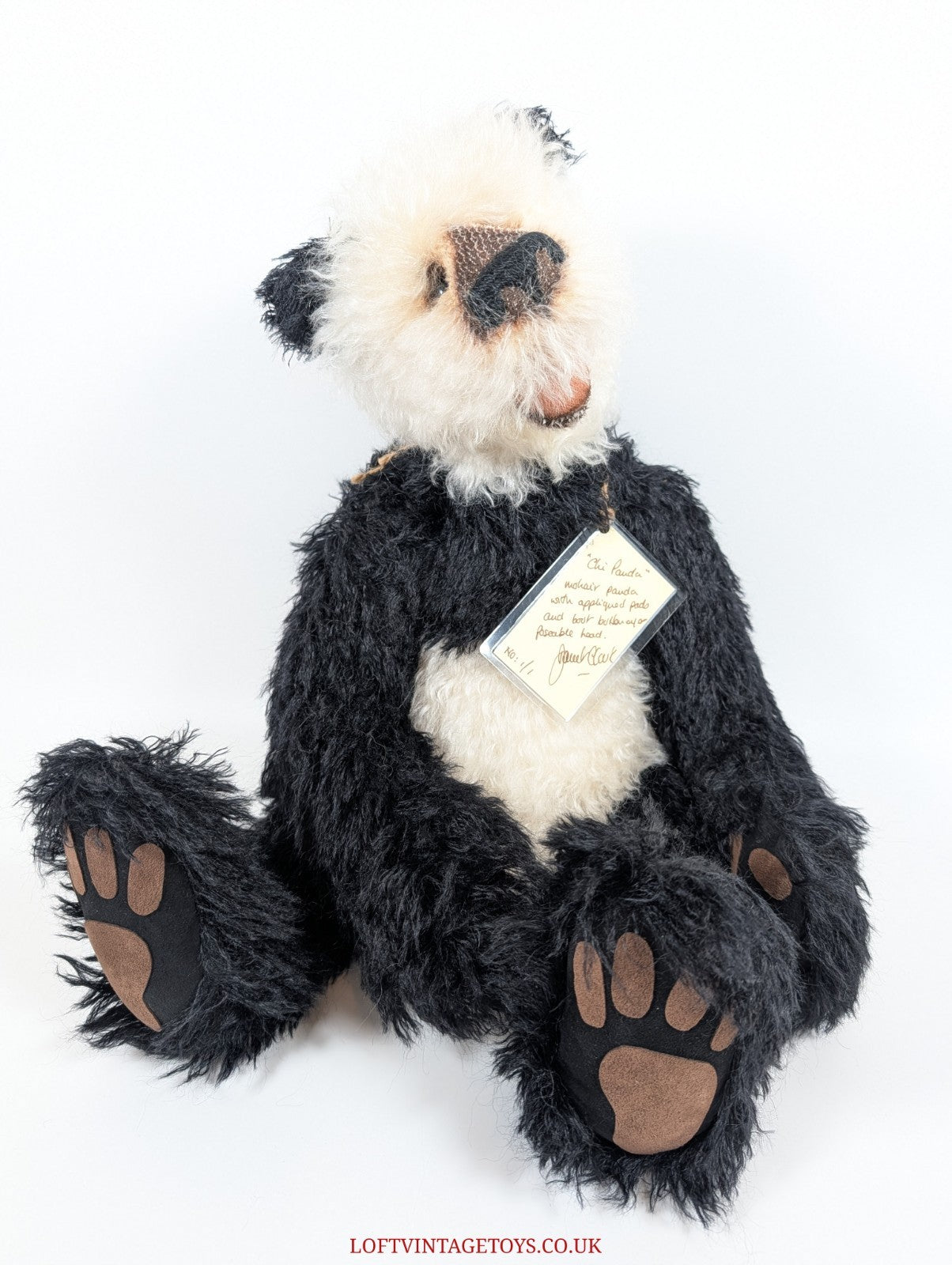 Teddystyle Bear "Chi Panda"  By Janet Clarke - One of a Kind 1/1