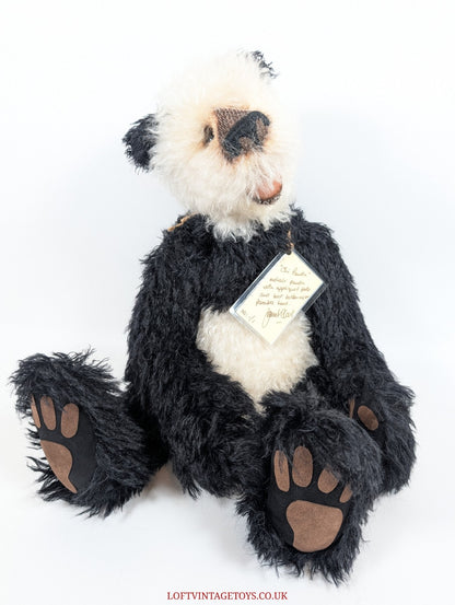 Teddystyle Bear "Chi Panda"  By Janet Clarke - One of a Kind 1/1