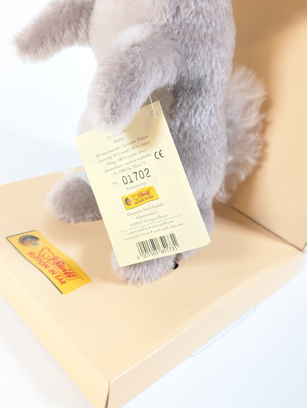 Steiff Classic Winnie the Pooh Rabbit, Ltd Edition -  651731
