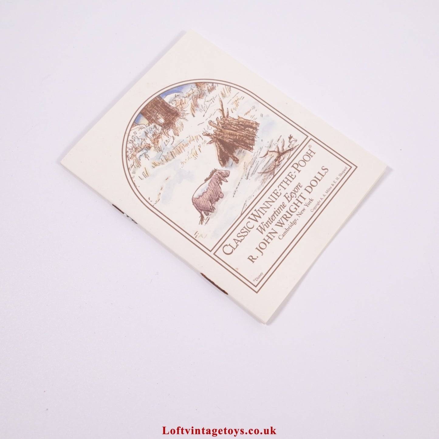 R John Wright Wintertime Eeyore, Artist Proof no. 3 of 5 - Very Rare