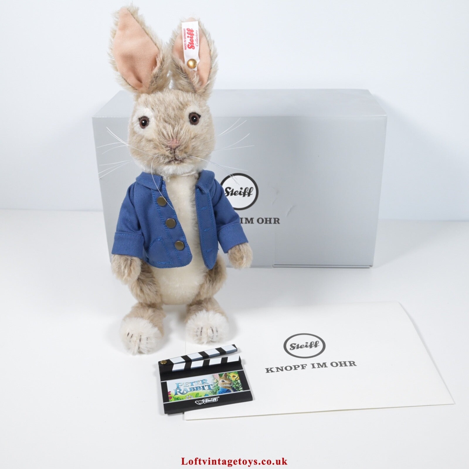 Steiff 690532 Peter Rabbit - The Movie Edition Ltd Ed – LoftVintageToys