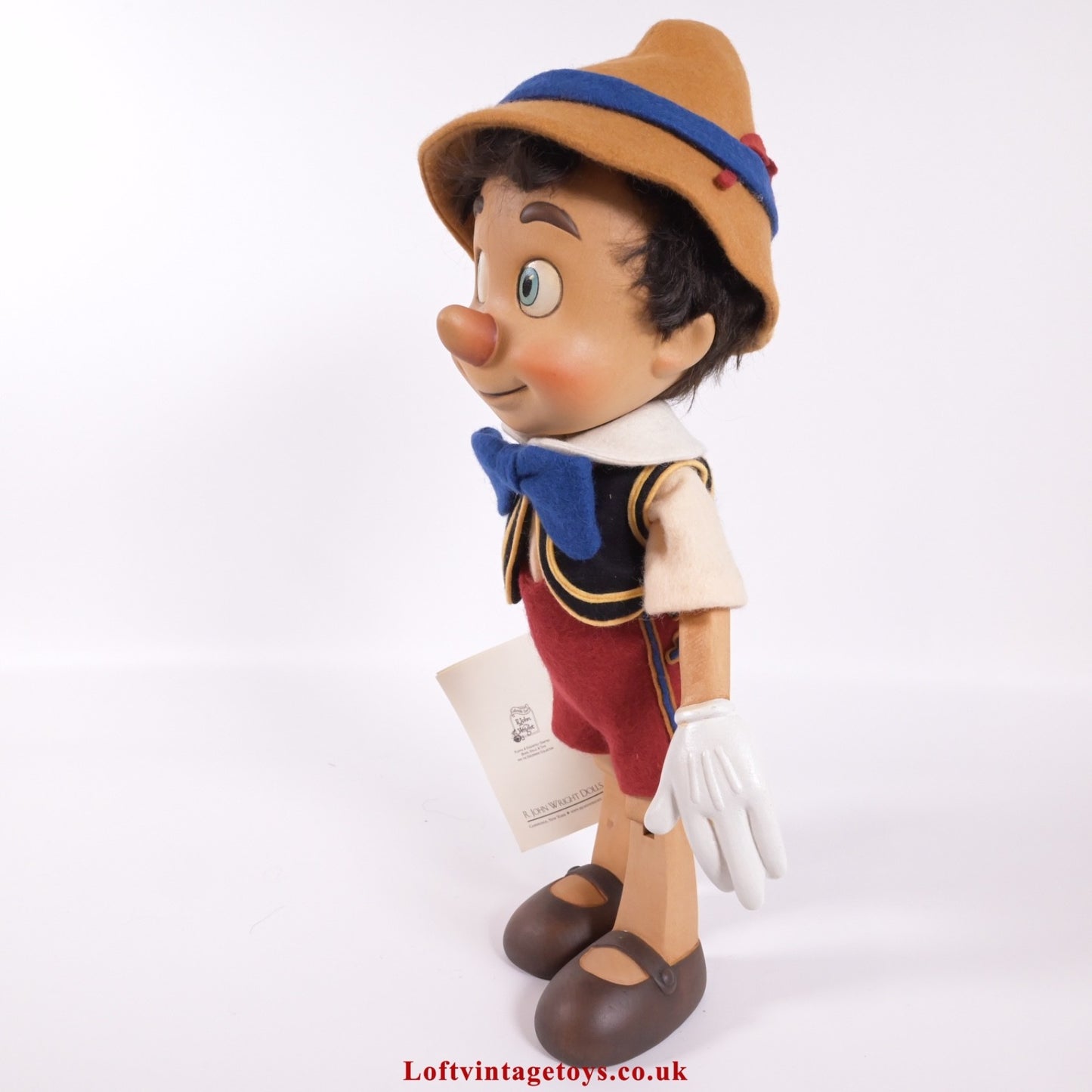 R. John Wright Pinocchio, Larger 16" Ltd Ed Version of 500