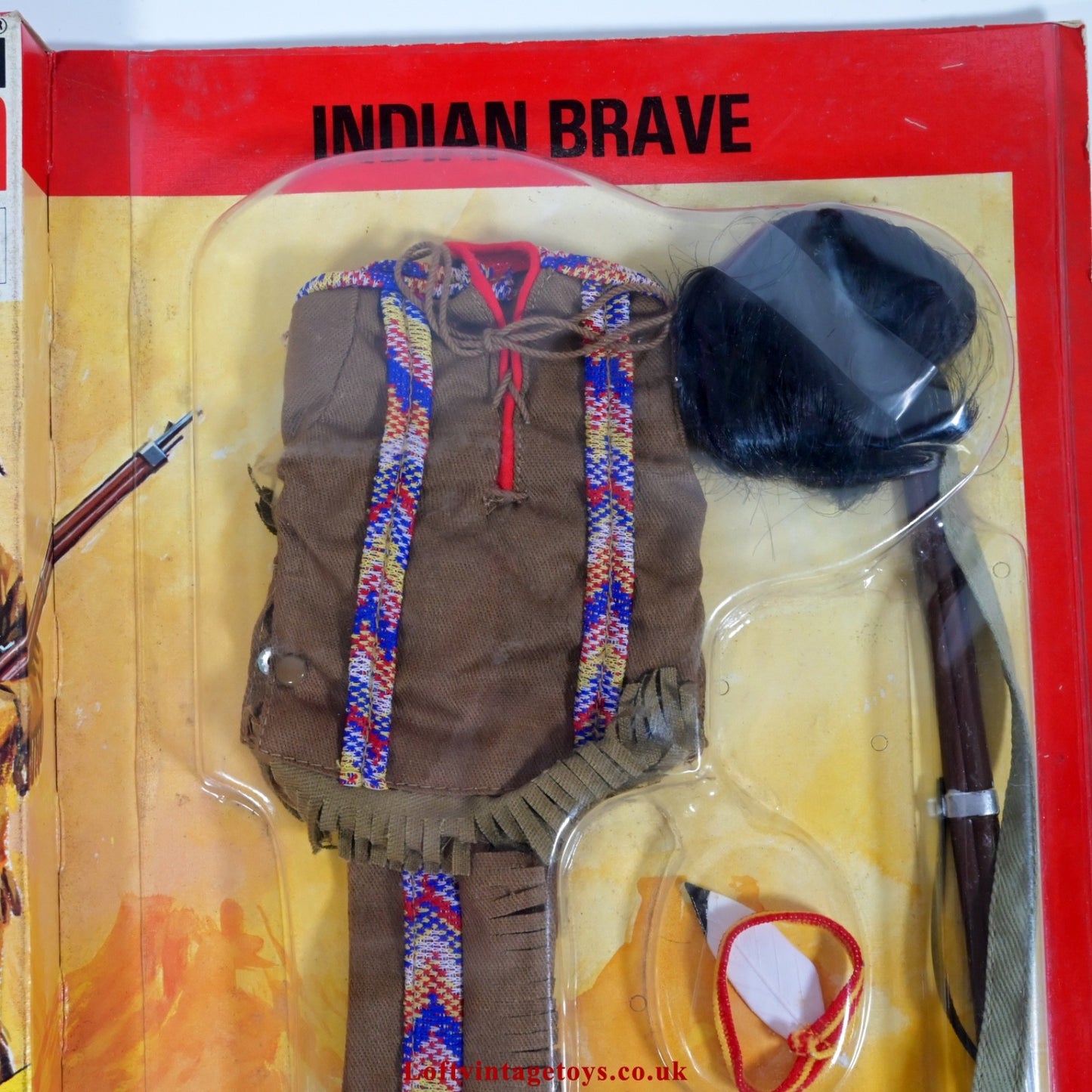 Vintage Action Man Indian Brave circa 1977 Outfit Palitoy - Sealed