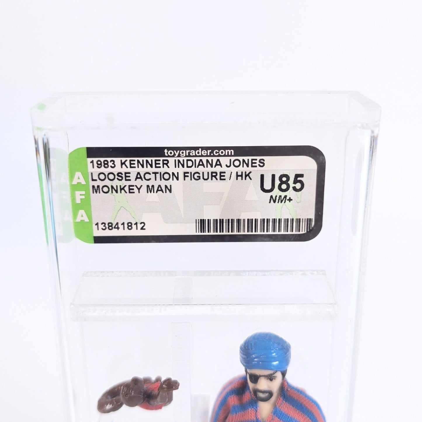 Vintage Kenner Indiana Jones Monkey Man 3 3/4" figure AFA U85