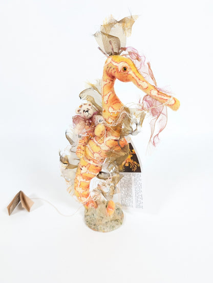 Loris Hancock "Leafy Seadragon With Pearl Collector", OOAK Ltd Ed 1/1