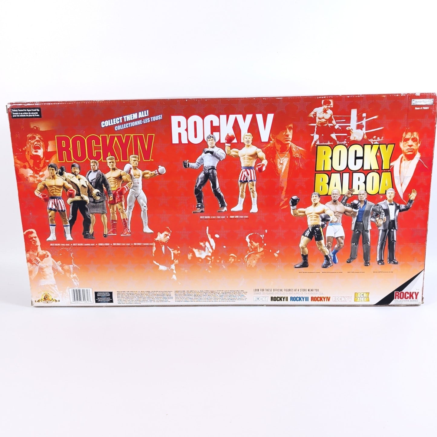 JAKKS ROCKY 30TH ANNIVERSARY SET - Celebrating 30 Years Of Rocky Balboa - SEALED