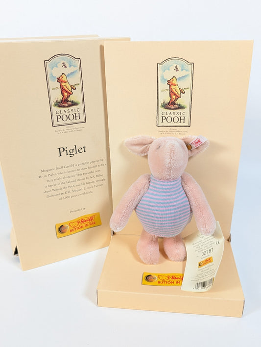 Steiff Classic Winnie The Pooh Piglet, Ltd Edition - 680021