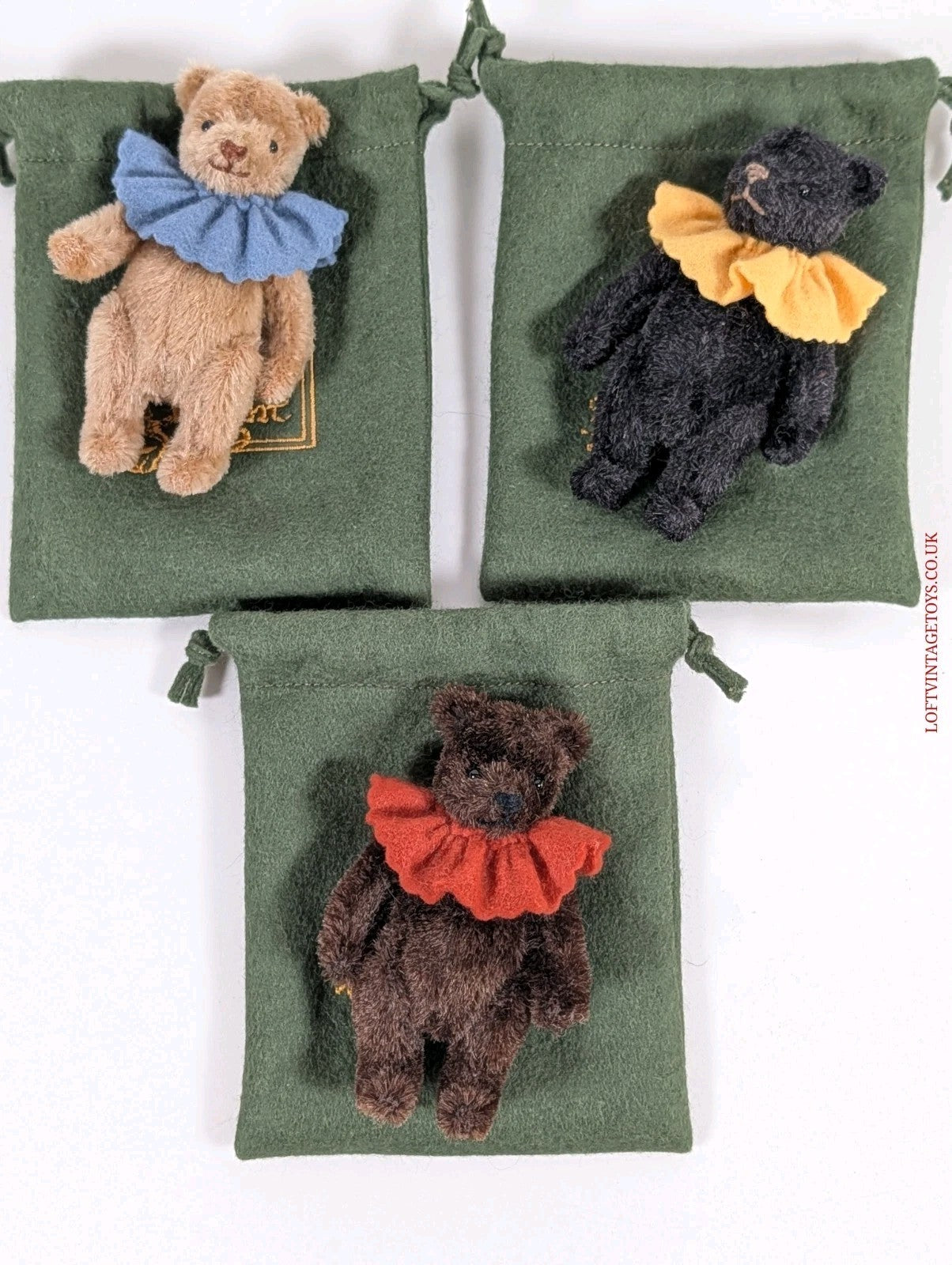 R John Wright Bitty Bears Set, Ltd Ed of 350