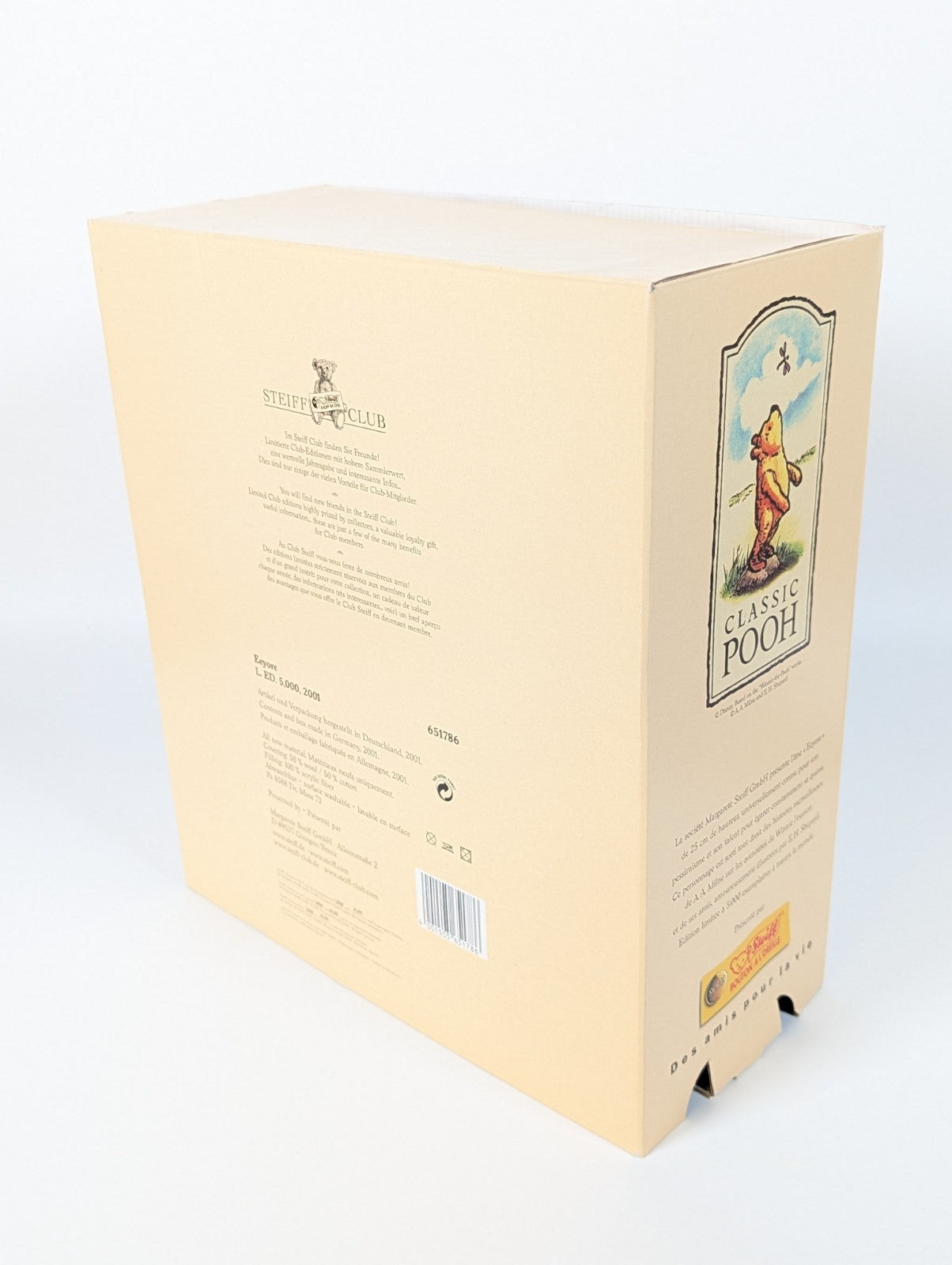 Steiff Winnie the Pooh Eeyore, Ltd Ed - 651786