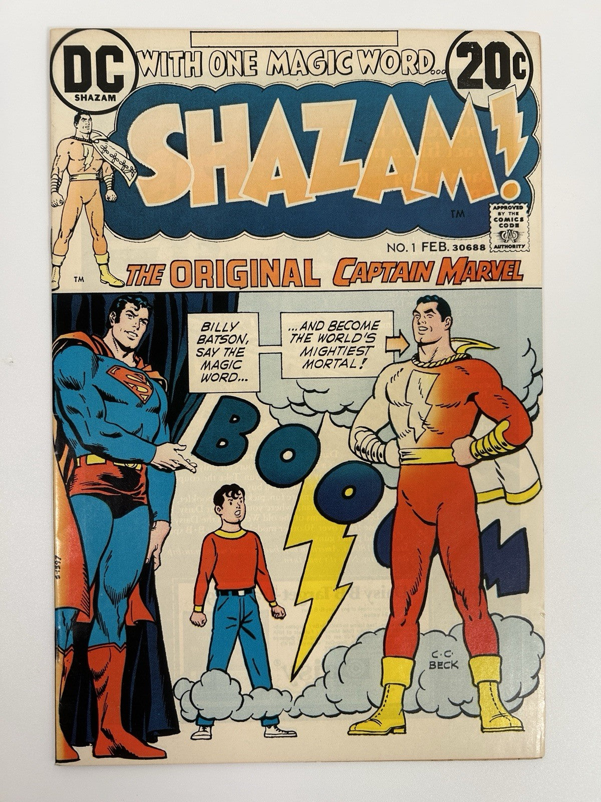 Dc Comics Shazam No 1.  - 1973