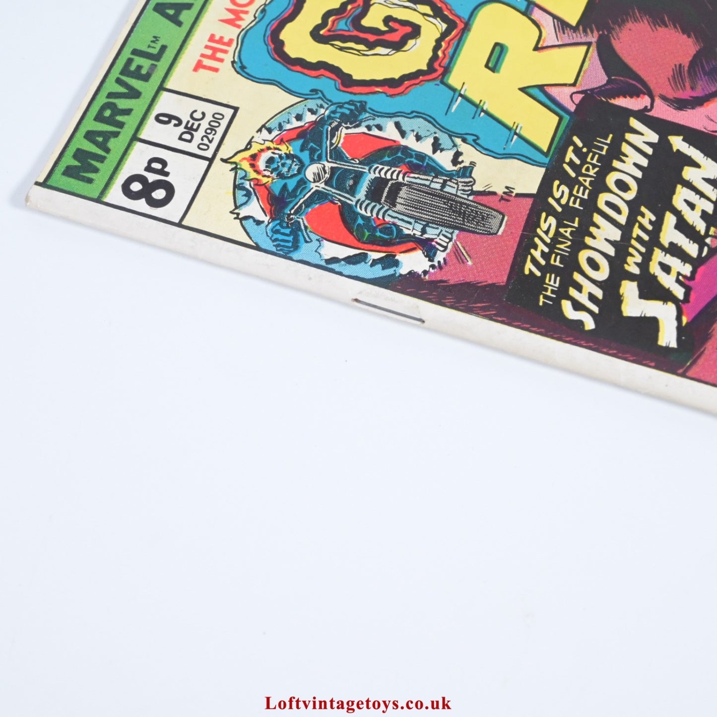 Ghost Rider #9 1974 (5.0 - 6.0 Grade) UK price variant