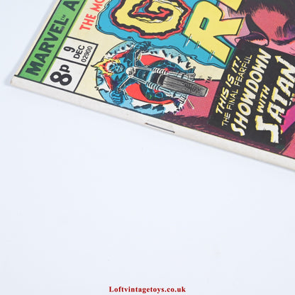 Ghost Rider #9 1974 (5.0 - 6.0 Grade) UK price variant