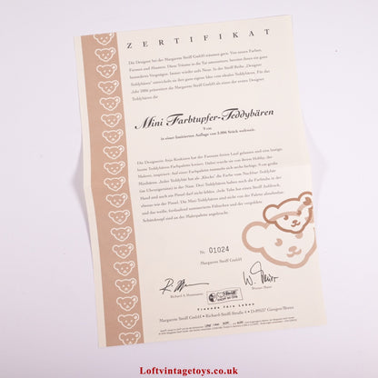 Steiff Mini Colour Splash Teddy Bears - 038310