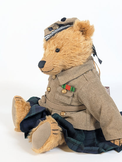 Mister Private Scottie Bear,  by Jennie Sharman Cox, Ltd Edition