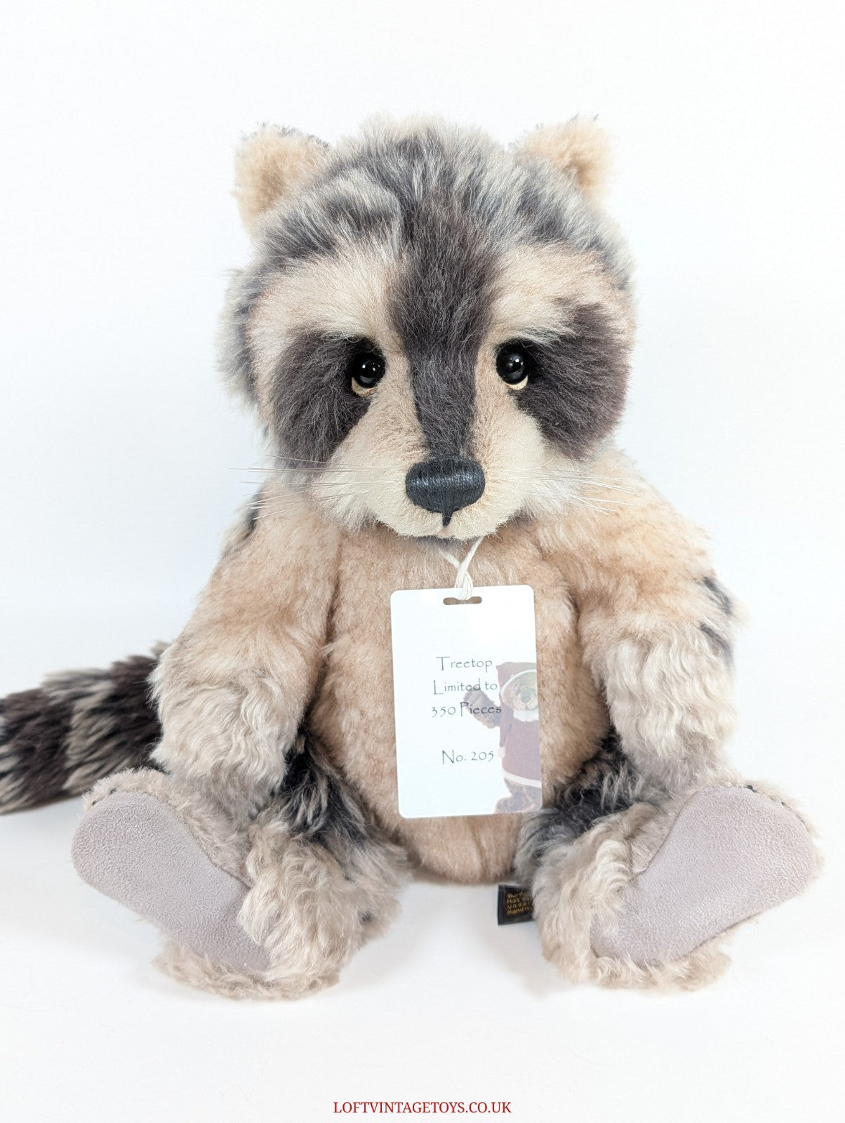 Charlie Bears Treetop Racoon,  Isabelle Collection - SJ 5380