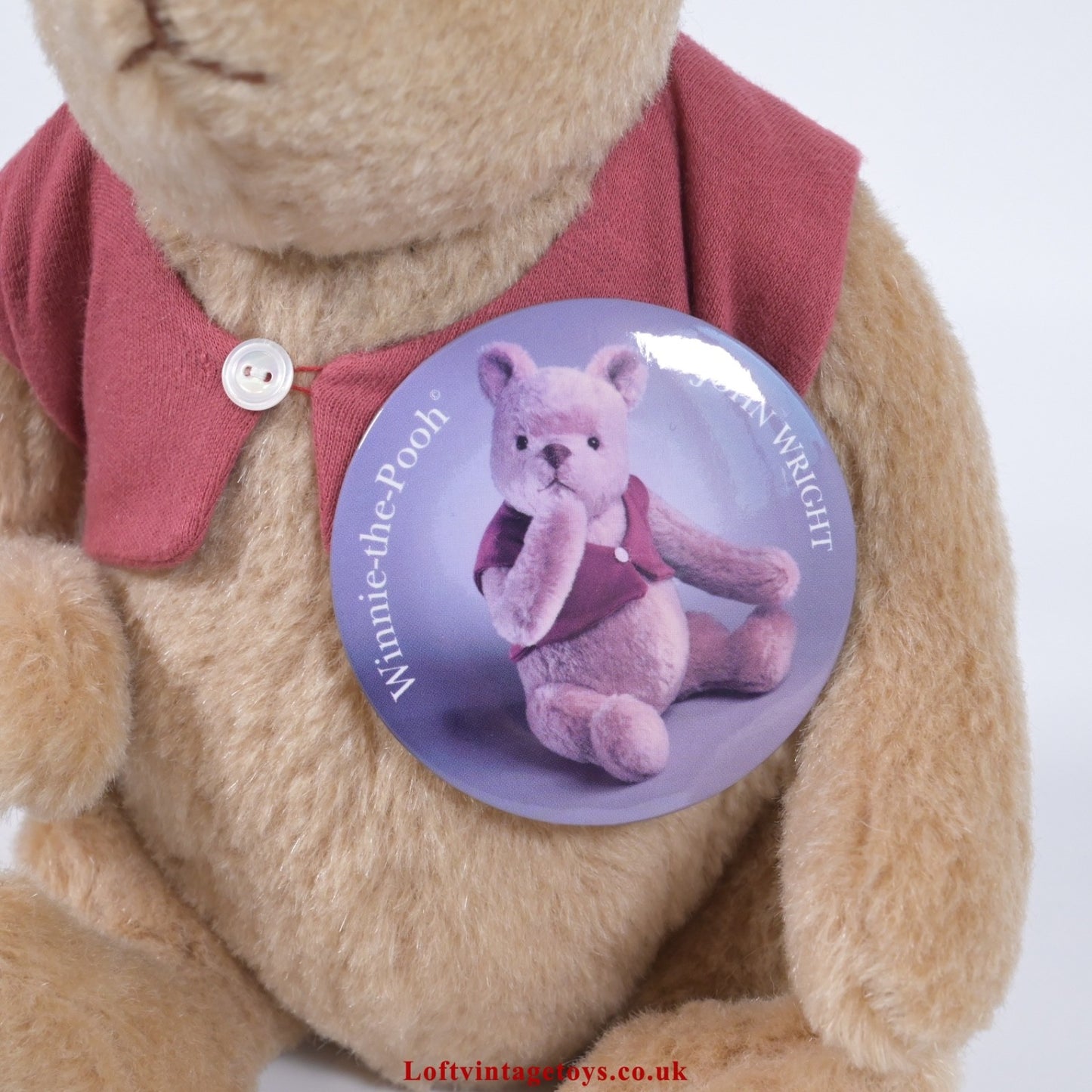 R. John Wright Classic Winnie the Pooh Teddy Bear