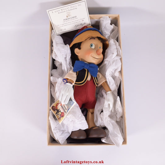 R. John Wright Pinocchio, Larger 16" Ltd Ed Version of 500