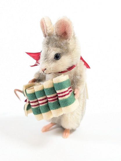 R. John Wright Christmas Mouse "Merry" - Artist Proof 3 of 5