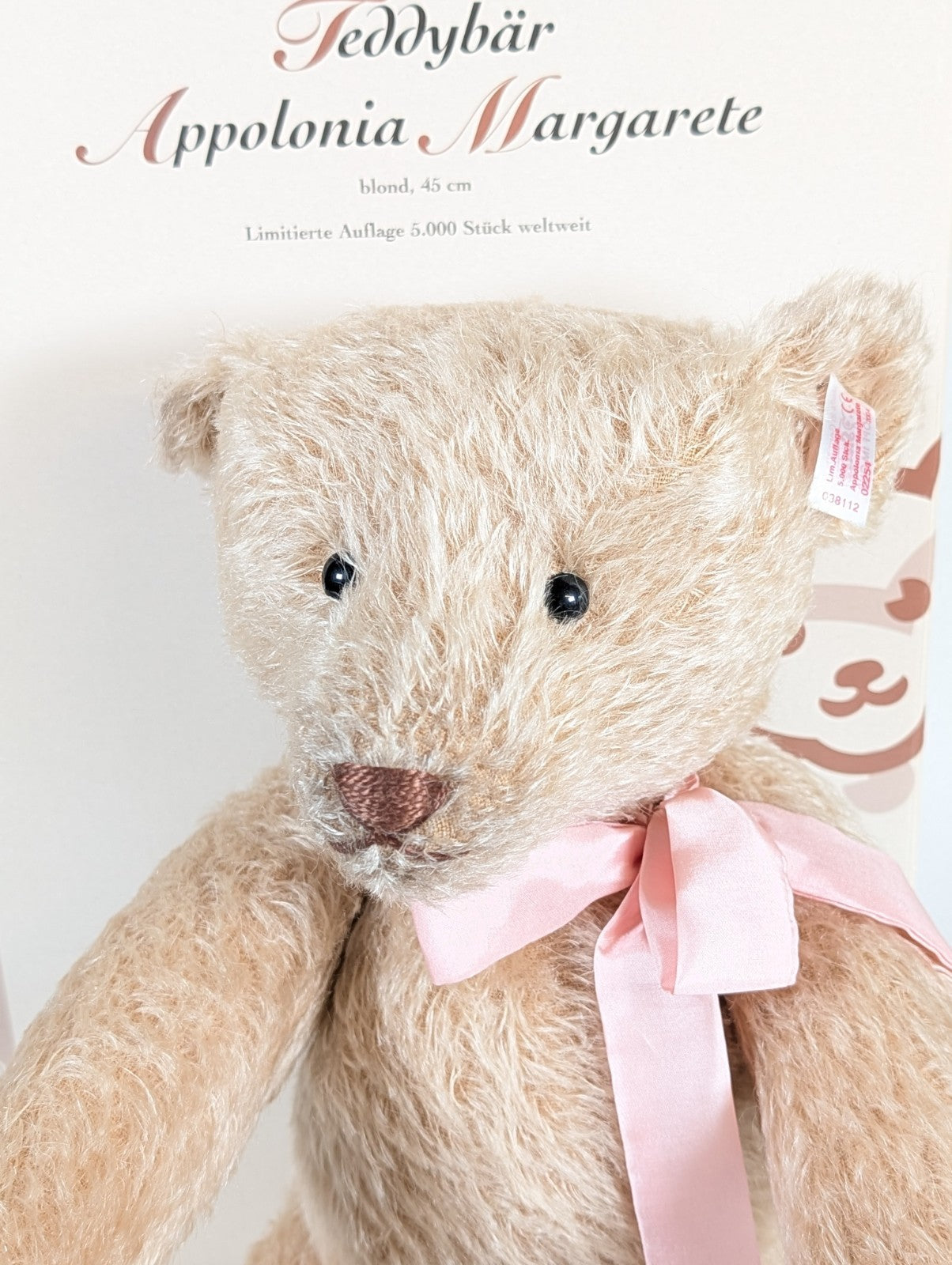Steiff Appolonia Margarete Ltd Edition Bear - 038112, Ltd Edition