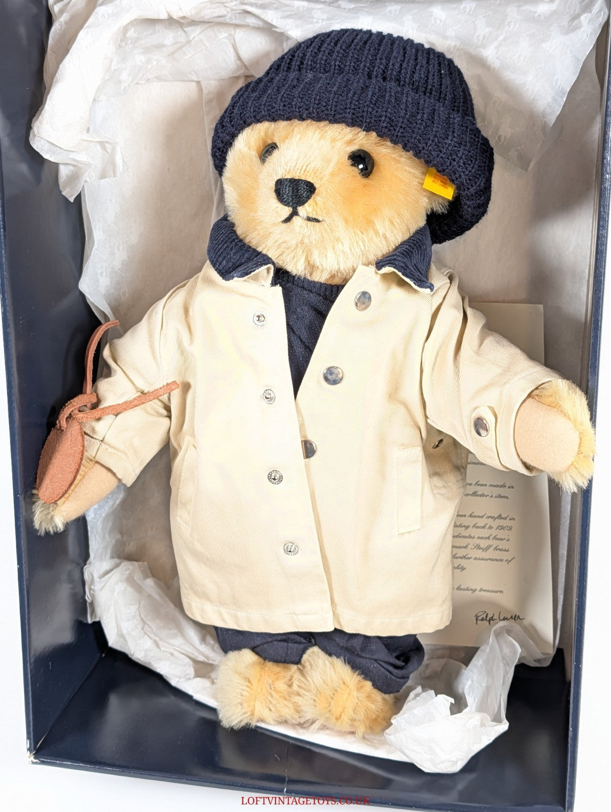 Steiff Ralph Lauren Nautical Teddy Bear - 027130, Ltd Ed of 1000