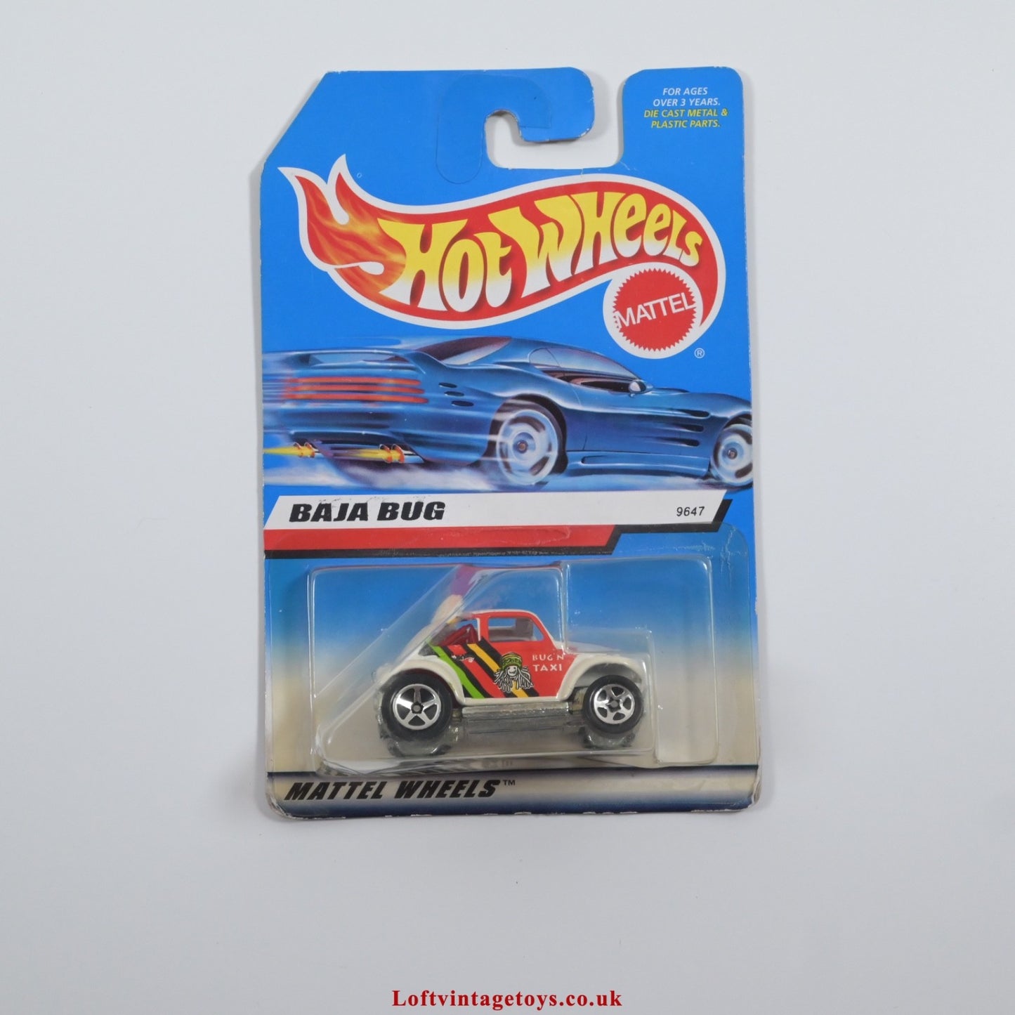 Hot Wheels Baja Bug 9647 – hergestellt in Indien/Leo Toys (SELTEN)