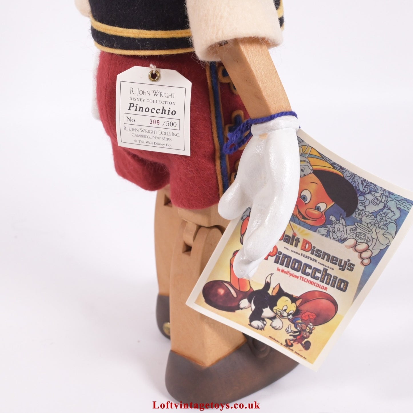 R. John Wright Pinocchio, Larger 16" Ltd Ed Version of 500