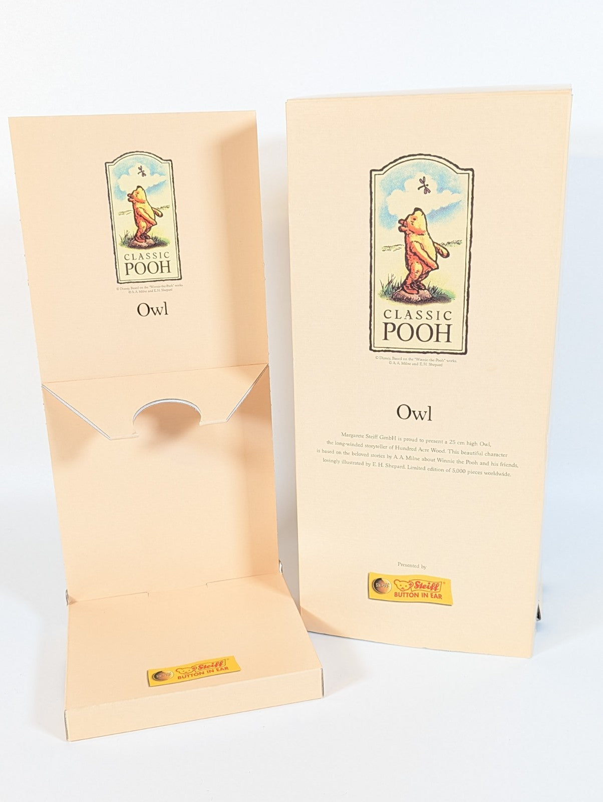 Steiff Owl from Winnie the Pooh Collection, Ltd Edition - 651793