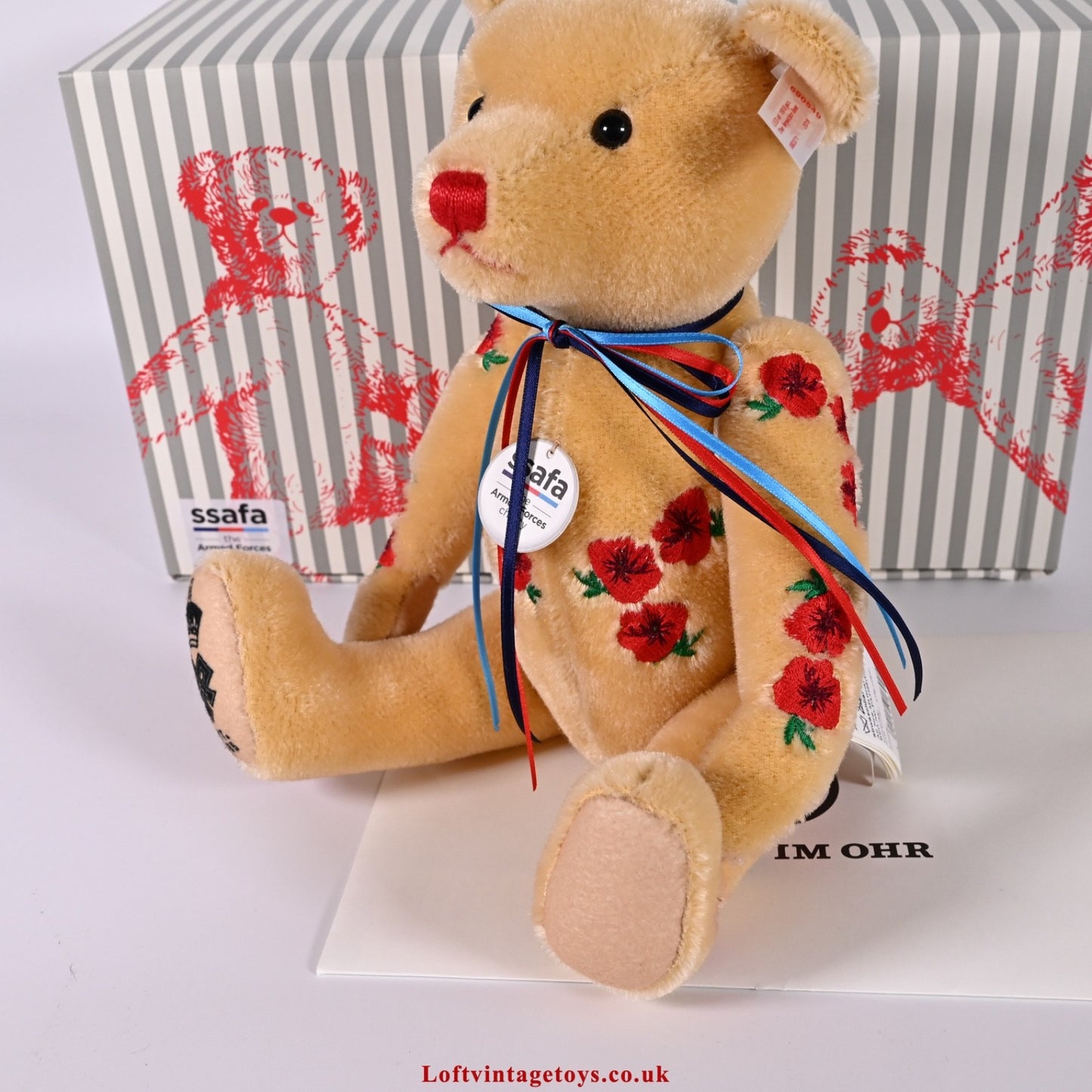 Steiff The Armistice SSAFA Limited Edition Teddy Bear - 690549