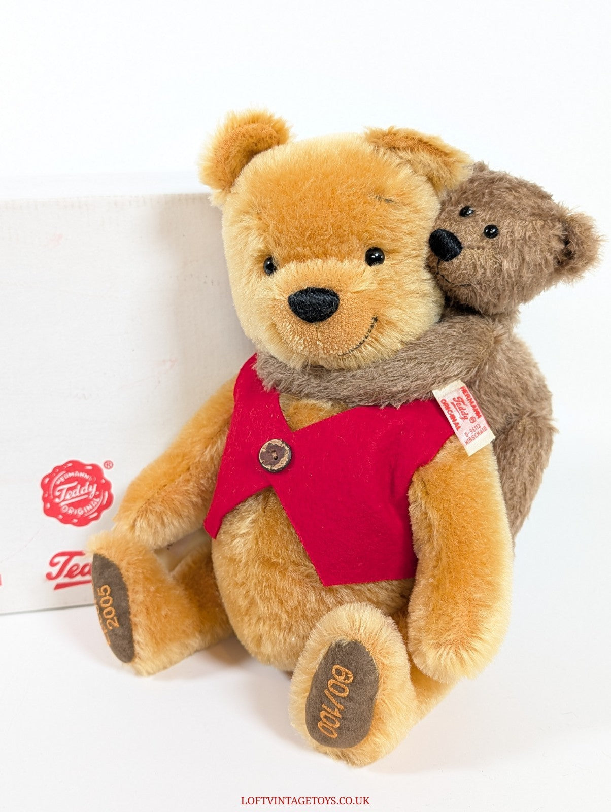 Hermann Teddy Winnie the Pooh Teddy Bear, Disney Epcot 2005, Ltd Ed of 100