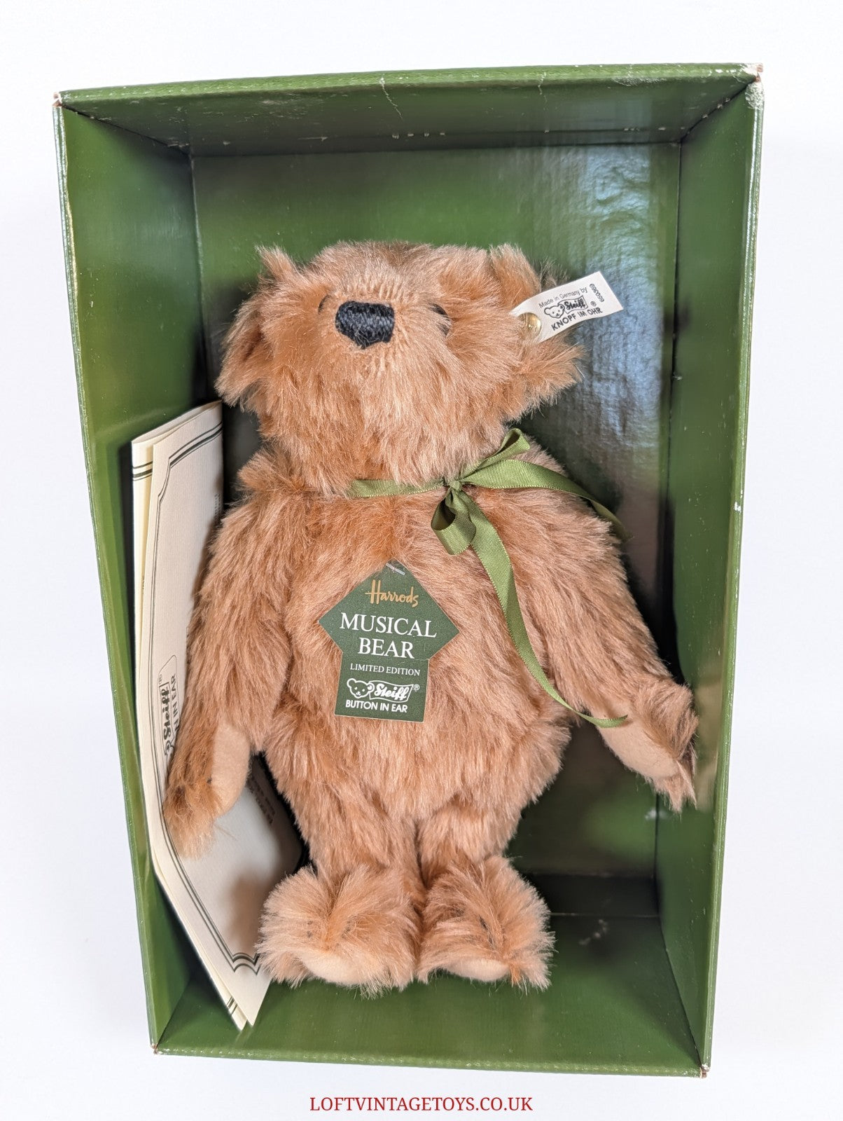 Steiff Harrods Musical Bear 650369, Ltd Edition