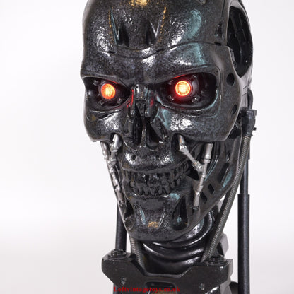 Sideshow 1:1 Scale Terminator Salvation T-700 Endoskull With Led Eyes