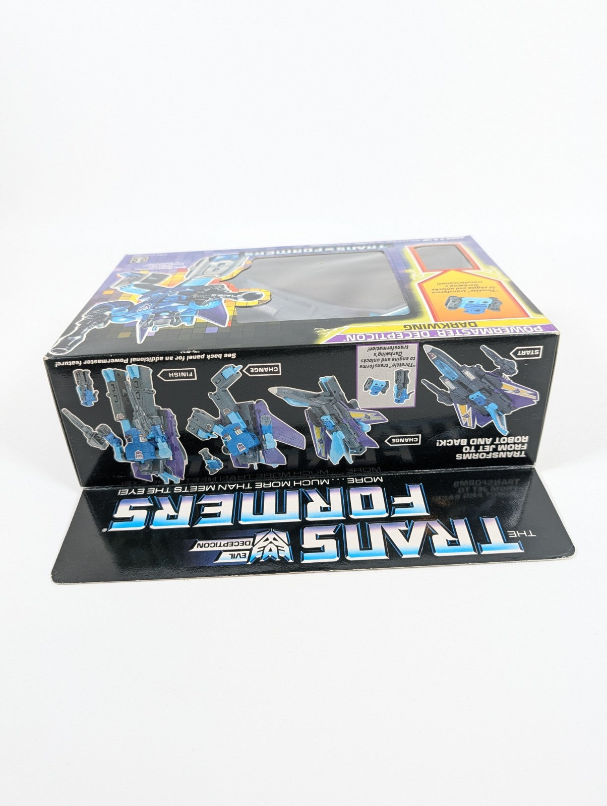 Hasbro Vintage Transformers Powermaster Darkwing With Throttle - Sealed Inside